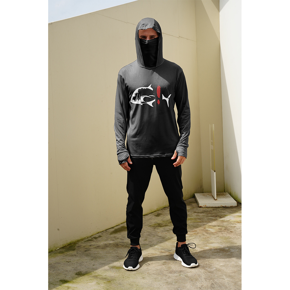 Fishing Shirt Uv Protection - Men Fish Print Fishing Hoodie With