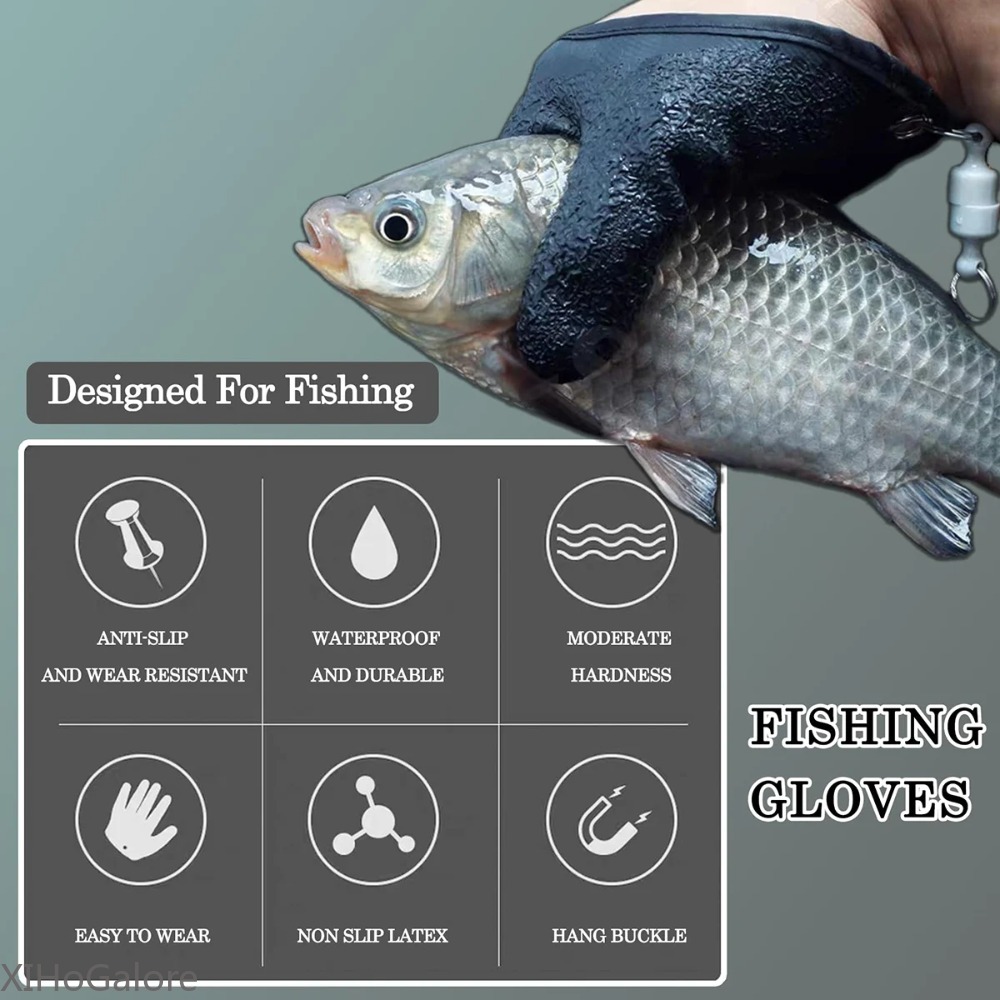 Heavy Duty Anti Slip Puncture  - огляд і ціна Fishing Gloves