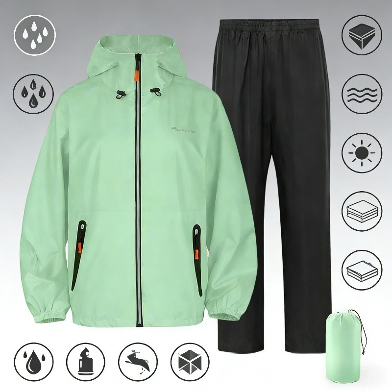 Full Body Waterproof Rain Suit - огляд і ціна Fishing Rain Suit