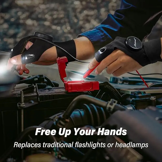 Men's LED Gloves – Light-Up Fi - огляд і ціна Fishing Gloves
