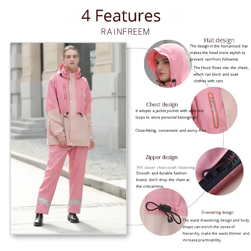 Split Raincoat Jacket Rain Pan - огляд і ціна Fishing Rain Suit